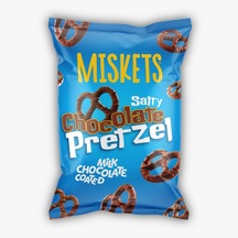 Miskets Sütlü Çikolata Kaplı Pretzel Bisküvi 50 G