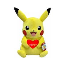 Kalp Pikachu Peluş Oyuncak Pokemon Peluş Oyuncak Büyük Boy Uyku Arkadaşı Pikachu 40cm Büyük Boy Diğer