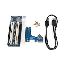 Venturemart Pcı-e - Pcı Adaptör Kartı Pcıe - 2 Pcı Yuvası Desteği Yakalama Kartı Altın Vergi Kartı Ses