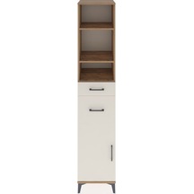 Hyperion Dolap 4 Raflı 2 Çekmeceli Tek Kapaklı 44x44x221 Çam-aytaşı Atlas Çam