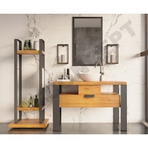 Ntconcept Mina Doğal Ahşap Hilton 3'lü Set