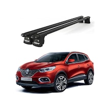 Trio-ıı Renault Kadjar 2016 Ve Sonrası Uyumlu Siyah Kilitli Ara Atkı 120cm Port Bagaj Tavan Barı