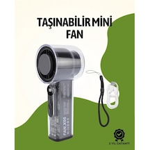 Hubrendy  Sessiz Çalışan Taşınabilir Fan Dijital Göstergeli 100 Kademeli Hız Ayarı