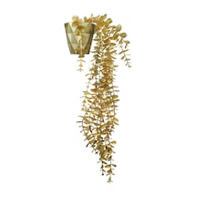 Gold Okaliptus 45 Cm New Collection Gold Elmas Saksıda Yapay Sarkan Bitki Gold