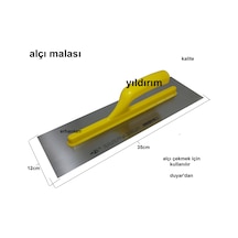 Alçı Malası Alçı Sıvama Malası 35 Lık Çelik