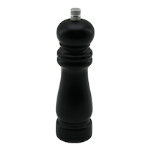 Siyah Ahşap Küçük Çap: 4.5cm - Uzunluk: 15.5cm Tuz - Baharat Öğ Çok Renkli