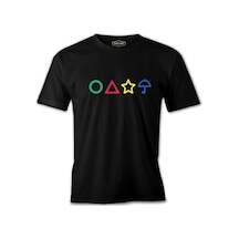 Squid Game -Candy Colours Siyah Erkek Tshirt
