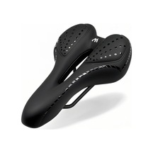 Hombey Siyah Jöle + Poliüretan Bisiklet Oturagi, Orta Boşluklu, Kalın Yumuşak, Konforlu, Dağ Bisikleti Ve Genel Kullanım Aksesuarı 270x160mm Siyah