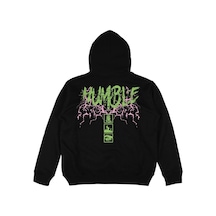 Startmore Adrift Humble Siyah Oversize Unisex Kapüşonlu Sweatshirt Hoodie Siyah
