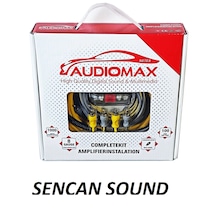 Audiomax 8 Awg 1000watt Full Amfi Kablo Takımı Y Fis Kablo  - Sencan Sound