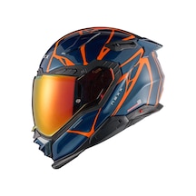 Nexx X.wst 3 B-sıde Mavi-turuncu Kask Turuncu