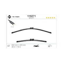 Valeo Swf Das  Set Silecek Seti Bmw X1 F48 2014-2022 , C3 Aircross 2017 Ve Son -rası , Crossland 2017 Ve Son -rası , Aron -a 2017 Ve Son -rası 650+400 Mm 119271
