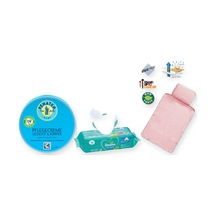 Alt Değiştirme Seti 3 Parça: Sema Baby Alt Açma Minderi + Prima Islak Mendil + Pişik Kremi - Pembe