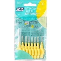 Tepe Ekstra Soft Yumuşak Arayüz Fırçası 0.7 Mm Sarı 8 Li