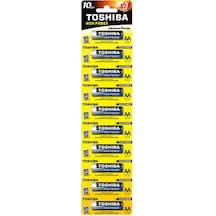 Toshıba Lr6 Kartele Hıgh Power Alkalin Aa Kalem Pil 10 Lu