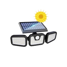 Greentech Güneş Enerjili Hareket Sensörlü 3 Taraflı Led Aydınlatma / GT-SL07