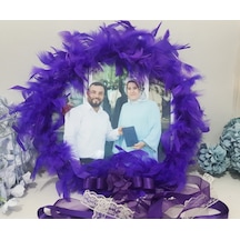 Kurdela Süslemeli 27 Cm Resimli Tef Kına Aksesuarı