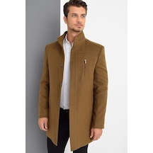 Plt8386 Dewberry Erkek Palto-Camel-Camel