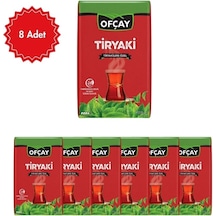 Ofçay Tiryaki Siyah Çay 1 Kg X 8 Adet Geleneksel Yoğun Dem Ve Keyifli Sohbetlerin Vazgeçilmezi