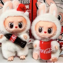 Labubu Peluş Oyuncak 15 Cm. 1 Adet. Labubu Col Beyaz
