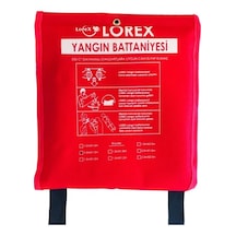 Lr-fb1015c Çantalı 1 Metre X 1,5 Metre Yangın Battaniyesi