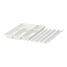 Ikea Uppdatera Çekmece Düzenleyici 52x50 Cm 3 Parça Beyaz