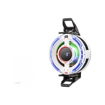 Manyetik Klipsli Telefon Soğutucu Fan Rgb Isı Göstergeli Beyaz Cx16