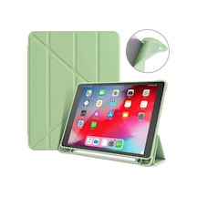 Samsung Galaxy Tab A9 Plus 11 Inç Uyumlu Kılıf Kalem Bölmeli Arkası Silikon Kapak Kılıf Sm-x210 Kılıf