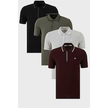 Gri Melanj - Beyaz - Siyah