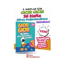 3. Sınıf Gıcır Gıcır 36 Hafta Süreç Değerlendirme Etkinlikleri