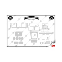Fiat Tofaş/şahins-1997-2002 Torpido Konsol Trim Göğüs Maun Kaplama Set 26 Parça Gümüş