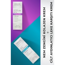 Dermanel Cilt Aydınlatıcı Leke Karşıtı Krem 50 ML + Dermanel Nem Zengini Kolajen Krem 50 ML