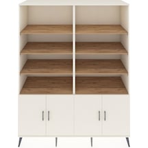 Kronos Gardrop 10 Raflı 4 Kapaklı 176x59x221 Aytaşı-aytaşı/çam Aytaşı/çam