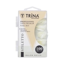 Trina Takma Tırnak 100 ‘lü Kutulu  ( Stiletto ) -01