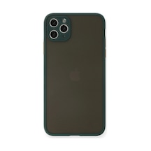 İphone 11 Pro Max Kılıf Montreal Silikon Kapak - Yeşil Çok Renkli