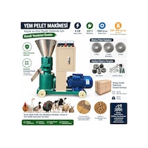 4 Kw 220v Yem Pelet Makinesi Kontrol Panelli 3-4-6 Numara Elek Ve Yedek Pres Dişlisi Lisinya