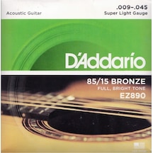 D'addario Ez890 Takım Tel - Akustik Gitar Teli - Pena