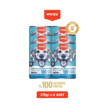 6 Adet Tahılsız Köpek %100 Gerçek Et Tavuklu Konserve 375 Gr