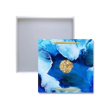 Tahtakale Toptancı Epoksi Silikon Kalıp Yerli Düz Tepsi Kalıbı 25x25 Cm