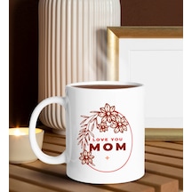 Bk Gift Anneler Günü Tasarımlı Beyaz Kupa Bardak Anneye Hediye , Anneler Günü Hediyesi-4