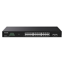 Tenda Teg2226f 24 Port 10-100-1000 + 2 Port Sfp Switch Cloud Yönetilebilir Çelik Kasa Switch