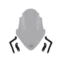 Gp Kompozit Bajaj Pulsar Ns 400 Z 2025 Uyumlu Ön Tur Camı Füme 46cm