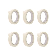 Tify 6 Adet Maskeleme Bandı Bandı 18mm X 25 Metre Kağıt Bant Sku: Smg8690010350626