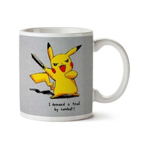 Pikachu Trial By Combat Game Of Thrones Pokemon İki Tarafı Baskılı Kupa Bardak