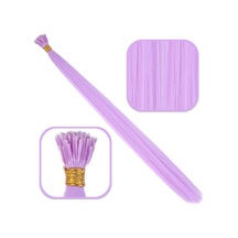 Fiber Sen Boncuk Kaynaklık Renkli / Lila / 100 Adet Çok Renkli
