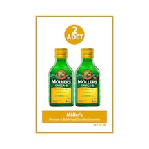Möller's Omega-3 Balik Yagi Surubu Limonlu 150 Ml 2 Adet