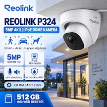 Reolink P324 5mp Akıllı Aı Poe Dome Güvenlik Kamerası