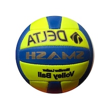 El Dikişli Voleybol Topu - Unisex, Çok Renkli Tasarım Açık Gri