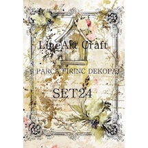 Lineart Pirinç Dekopaj Kağıdı 9 Parça Set-024