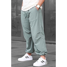 Madmext Mint Yeşili Regular Fit Erkek Paraşüt Pantolon 6504-mint Yeşili Mint